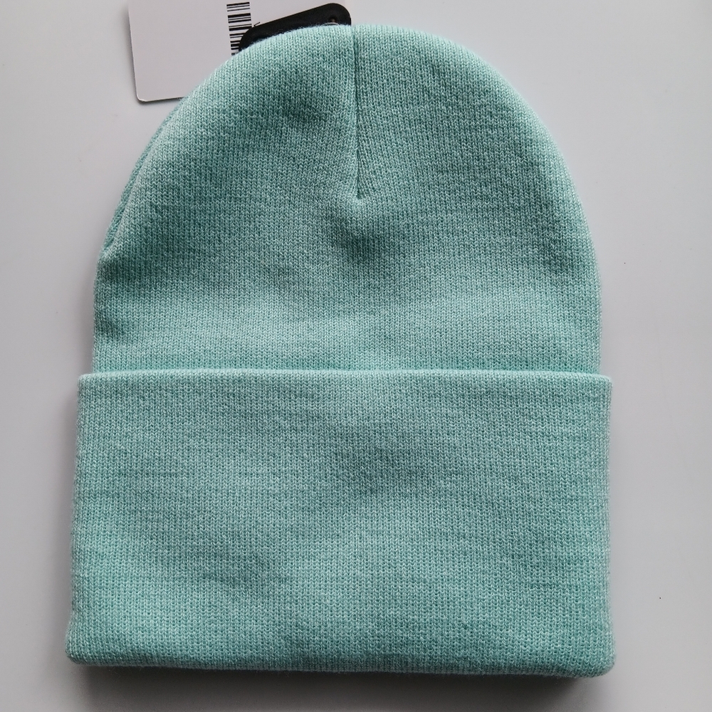 Carhartt Watch Beanie Bundle Rib Knit Orange Red Aqua Blue Women's Model A18 - Picture 3 of 6